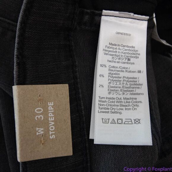 NEW Madewell Stovepipe Jeans in Banberry Wash: Raw-Hem Edition, 30 - Picture 16 of 16